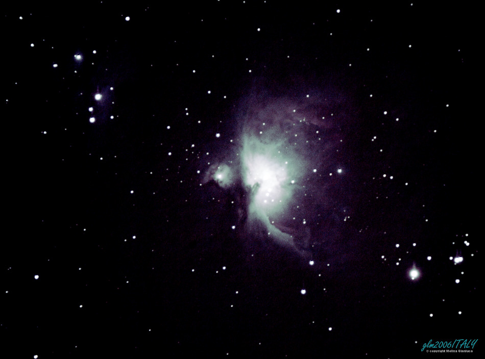 Le prime foto deepsky (Nebulosa M42 di Orione)